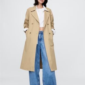 Gap Classic Tan Oversized Women's Trench Coat